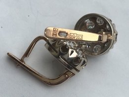 Серьги из золота с бриллиантами - Харьков