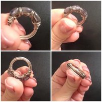 Серебряное кольцо 925, проволока, серебро, колечко, натуральный камень - Харьков