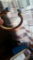 Элитный браслет в греческом стиле с камнями под сапфир - Днепр