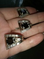 Серьги с кольцом серебро - Одесса