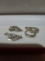 Серьги серебряные - Каменское