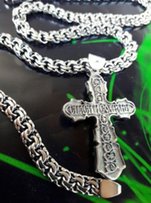Серебряная цепочка с крестом - Ивано-Франковск