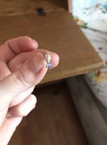 Золотые серьги с бриллиантами - Харьков