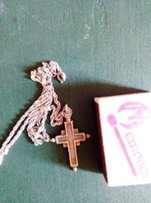 Серебряный крестик на цепочке 925 проба - Харьков