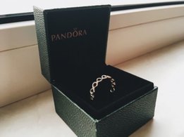 Серебряное кольцо Pandora бесконечность оригинальное - Киев