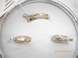 Серебряный комлект серьги + кольцо. Сапфир. Новый. - Одесса