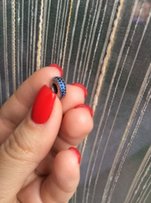 Pandora шарм-разделитель Сверкающее синее pave Оригинал - Макеевка