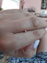 Пирсинг с бриллиантом - Киев