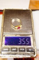 Золотое кольцо 750 с бриллиантом 0, 174 карат - Днепр
