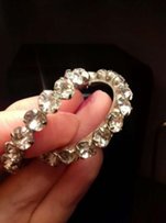 Серьги бижутерия с камнями очень блестят - Краматорск