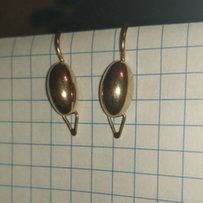Золотые серьги, проба 583 | 2,52 грамма - Киев