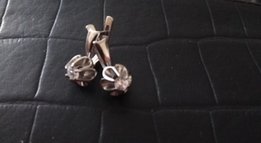 Серьги с натуральными бриллиантами - Днепр