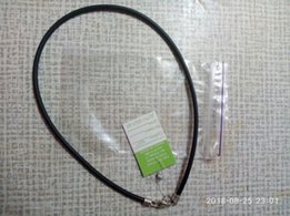 Каучуковая цепочка серебряный замок 925 - Киев