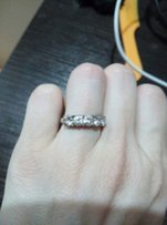 Кольцо и серьги серебряные, набор - Запорожье