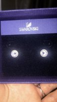 Серьги Swarovski золотые - Луганск