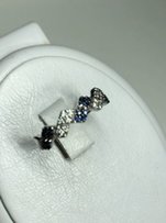 Кольцо с бриллиантами и сапфирами - Киев