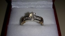 Бриллиантовое 0.56 ct кольцо - Одесса