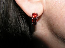Серёжки прелесный гранат - Харьков