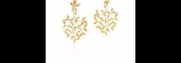 Серьги Tiffany & Co Paloma Picasso оливковая ветвь, желтое золото - Киев