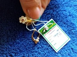 Новые золотые серьги 3.39 грамма - Донецк