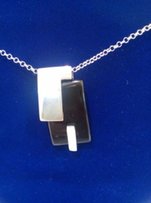 Колье с ониксом .925 проба - Чернигов