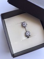 Сережки серебро/серьги/гвоздики - Ахтырка