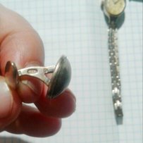 Запонки Серебро СССР - Луганск