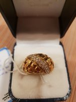 Роскошное золотое кольцо с бриллиантами - Ильичёвск