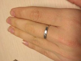 Серебряное кольцо. Обручальное серебряное кольцо - Киев
