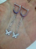 Продам серебряные сережки - Сумы