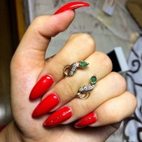 Продам золотые серьги с изумрудом - Херсон