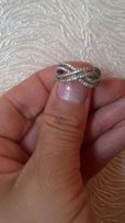 Серебряное кольцо двойная бесконечность (17.5 р) - Умань