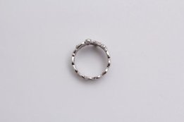 Кольцо 585° из белого золота с бриллиантами 0,22ct (8 шт) - Харьков