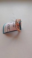Золотое кольцо с алмазной гранью. 19 размер. Новое с биркой. - Бровары