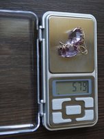 Серьги серебряные с александритами, 875 проба, СССР - Славянск