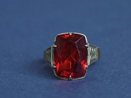 Кольцо серебряное винтажное, СССР, 875 проба - Славянск