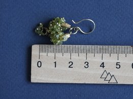 Комплект из хризолита, бусы и серьги - Славянск