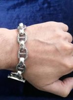 Браслет серебро 925 Украина skull blood украина - Херсон