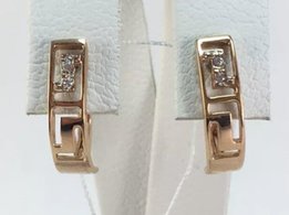 Серьги золотые 585 пробы, СССР арт.3332d - Запорожье