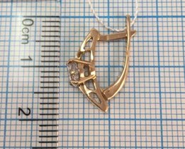 Серьги золотые 585 проба, арт.8776 н - Запорожье