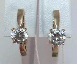 Серьги золотые 585 проба, арт.8776 н - Запорожье