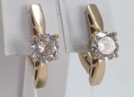 Серьги золотые 585 проба, арт.8776 н - Запорожье