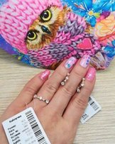 Серьги серебро 925 пробы с золотыми вставками золото 375 пробы! - Запорожье