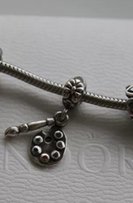 Pandora браслет + 3 шарма + подарок серебряная брошь и бижутерия - Кременчуг