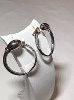 Золотые серьги с бриллиантами Damiani - Киев
