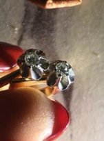 Серьги с бриллиантами золотые - Харьков