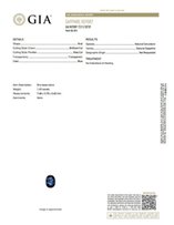Природный не гретый сапфир 1.49ct GIA сертификат - Львов