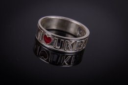 Новинка! Кільце 925° I LOVE UKRAINE - Ровно