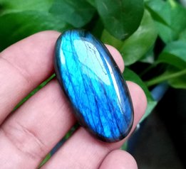 Blue Fire Labradorite Cabochon Gemstone Best For Pendant - Джайпур