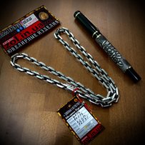 Серебряная цепь 925 пробы . Якорь 120 грамм - 